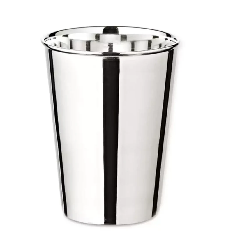 Edzard Trinkbecher Konus (Höhe 10 cm, Füllmenge 250 ml), schwerversilbert