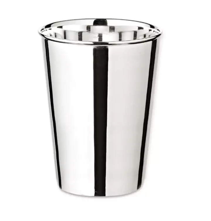 Edzard Trinkbecher Konus (Höhe 9 cm, Füllmenge 200 ml), schwerversilbert