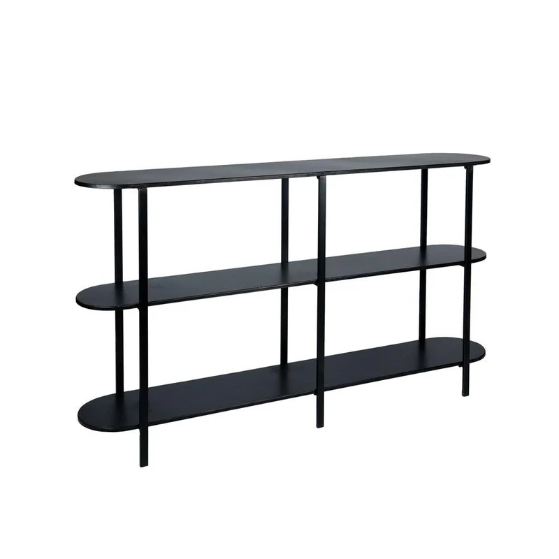 PTMD Sophisticated Metal Black Beistelltisch