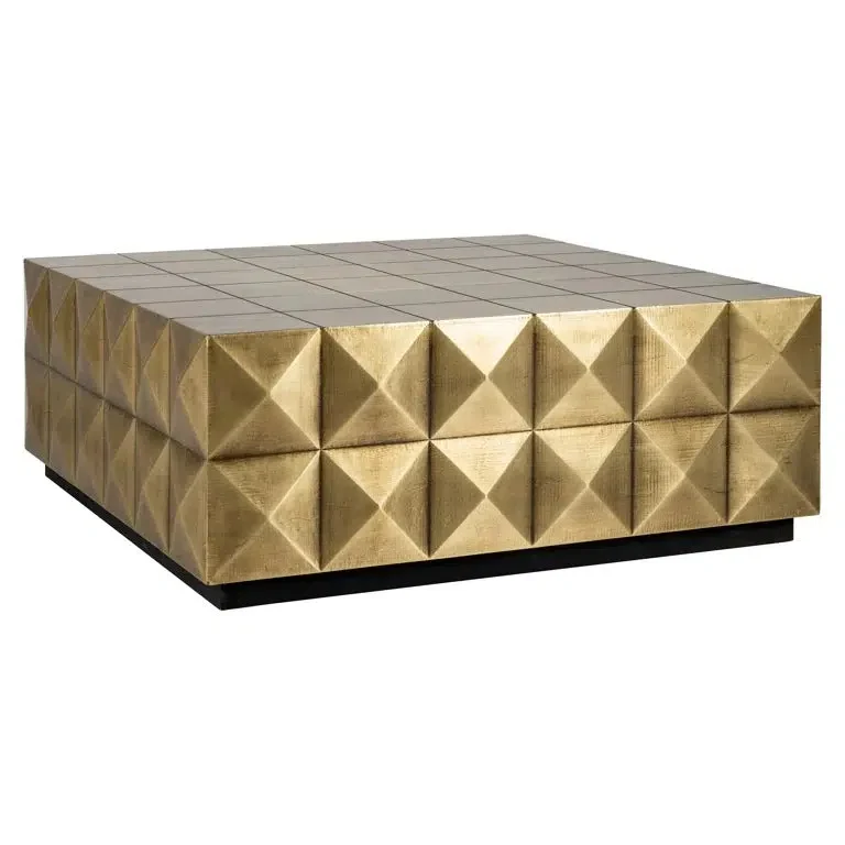 Richmond Interiors Couchtisch Collada (Brushed Gold)