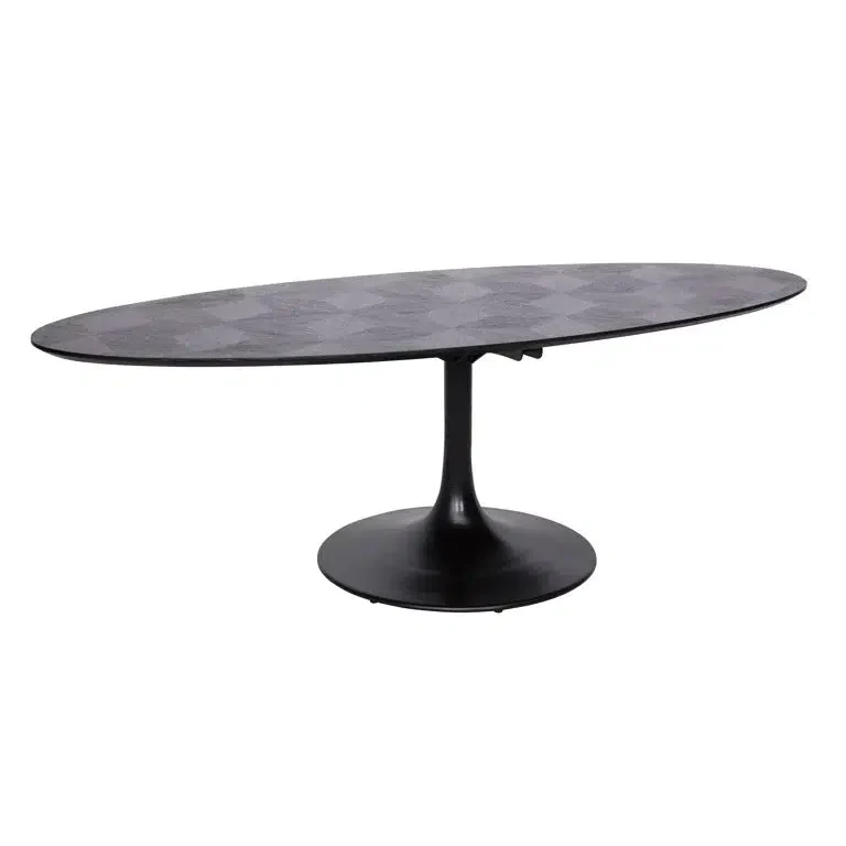 Richmond Interiors Esstisch Blax oval 250x120 (Black)