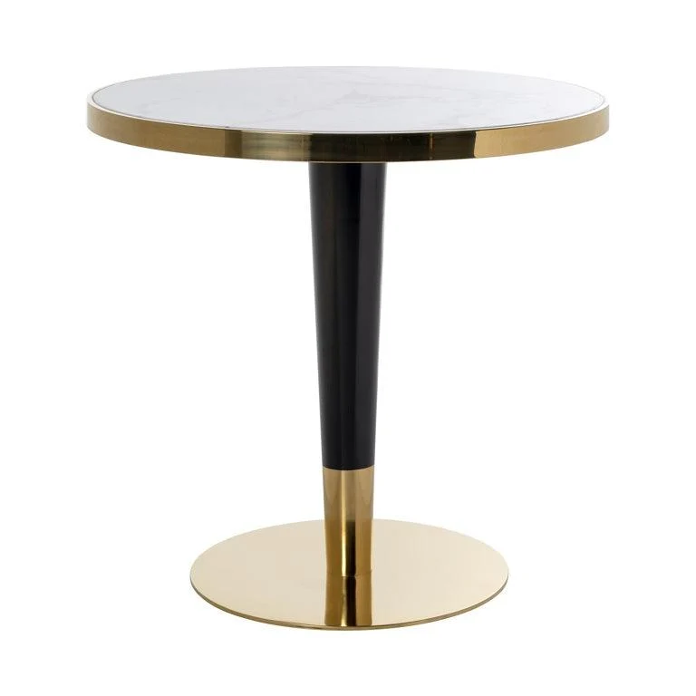 Richmond Interiors Esstisch Osteria 80Ø (Gold) 7225