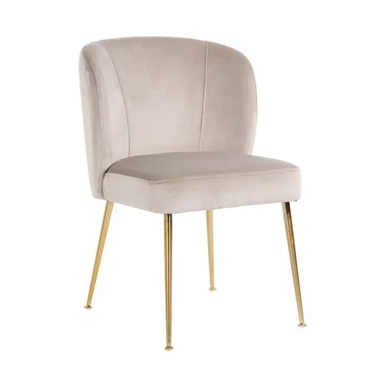 Richmond Interiors Stuhl Cannon khaki / brushed gold