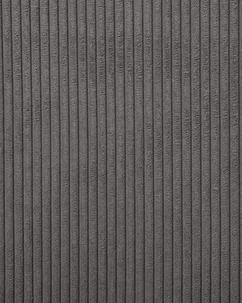4-Sitzer-Sofa Blok mit dickem, grauen Cord und Chaiselongue rechts 330 cm FSC Mix Credit