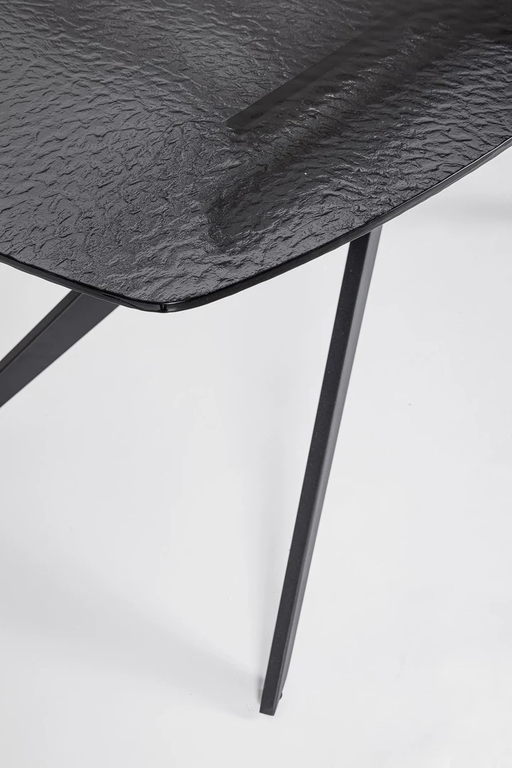 Tavolo allungabile in vetro temperato sagomato 180-240x90 cm