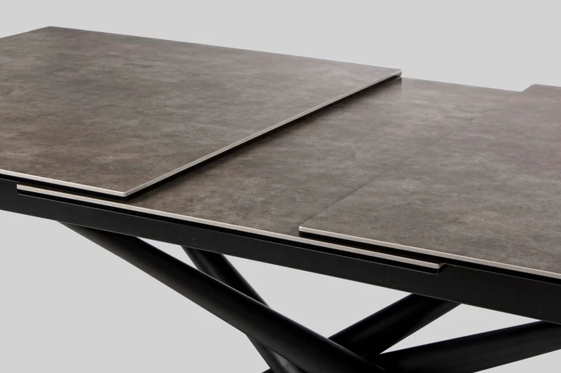 Tavolo allungabile in ceramica su vetro temperato 160-220x90 cm
