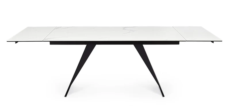 Tavolo allungabile in ceramica su vetro temperato 160-240x90 cm