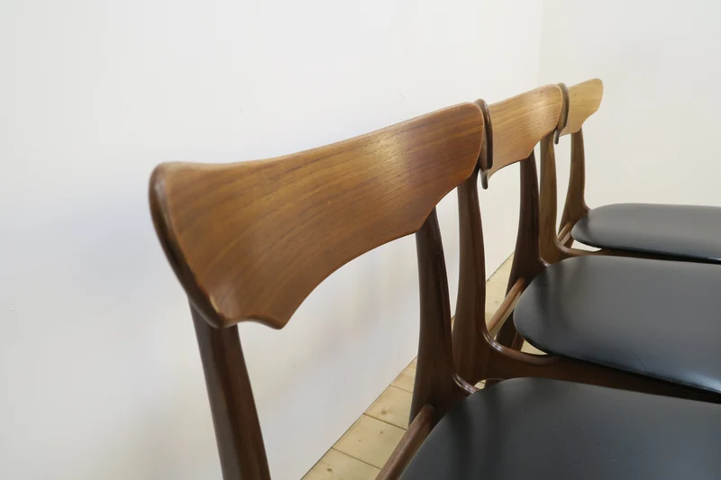 Set di 6 sedie in teak di Schiønning & Elgaard per Randers, Danimarca 1960