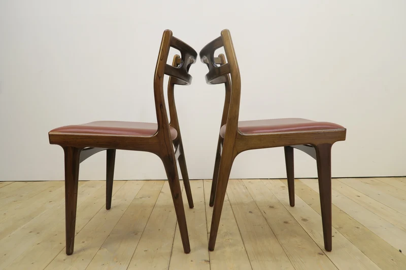 Set di 4 sedie modello 138 di Johannes Andersen per Uldum Møbelfabrik, Danimarca 1960