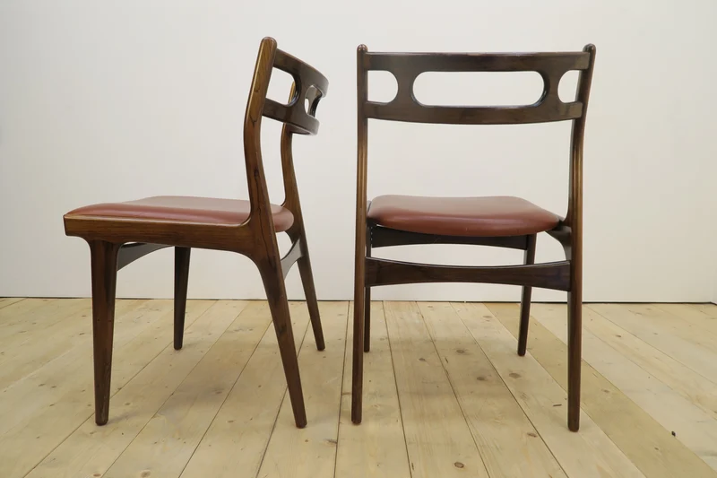 Set di 4 sedie modello 138 di Johannes Andersen per Uldum Møbelfabrik, Danimarca 1960
