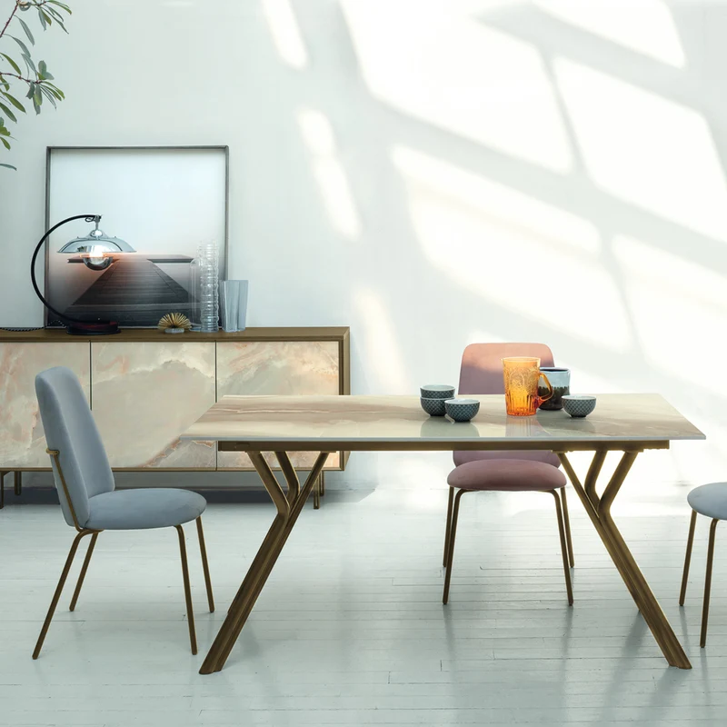 Katana Rectangular Extendable Dining Table - Modern & Versatile Design
