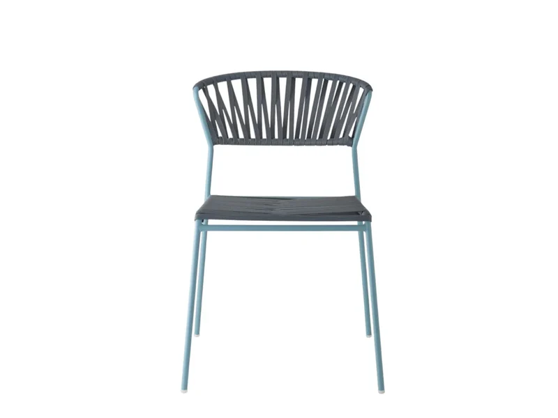 S•CAB Lisa Club Outdoor Chair | Italian Woven PVC Garden Chair