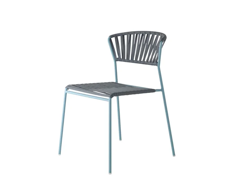 S•CAB Lisa Club Outdoor Chair | Italian Woven PVC Garden Chair