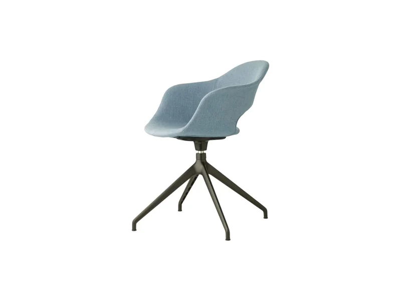 S•CAB Lady B Pop Swivel Armchair | Italian Upholstered Office Chair