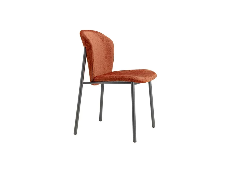 Luxury Italian Dining Chair with Upholstered Seat | Finn 2893 by S•CAB