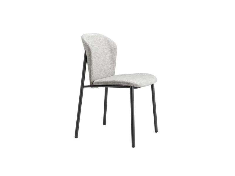 Luxury Italian Dining Chair with Upholstered Seat | Finn 2893 by S•CAB
