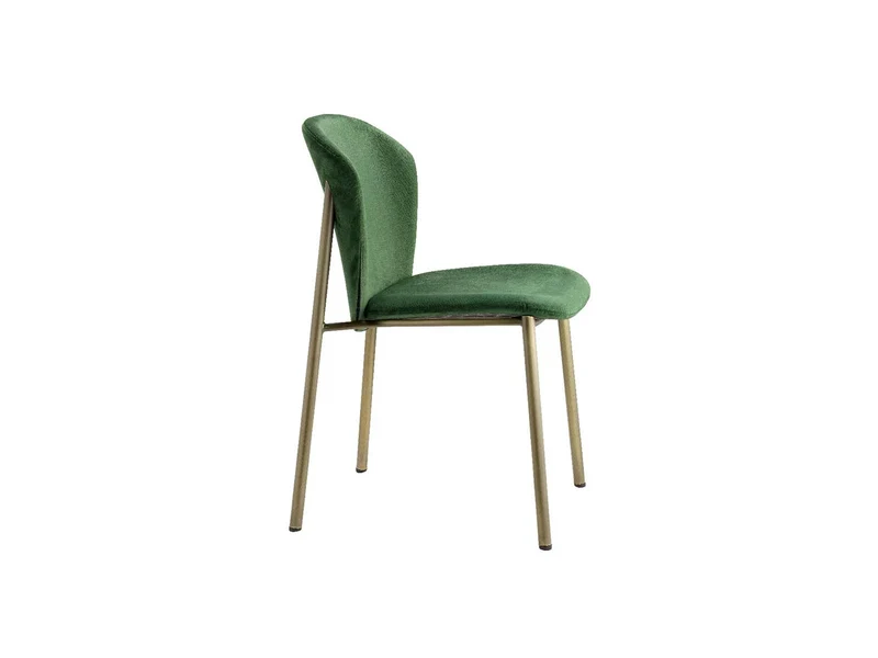 Luxury Italian Dining Chair with Upholstered Seat | Finn 2893 by S•CAB