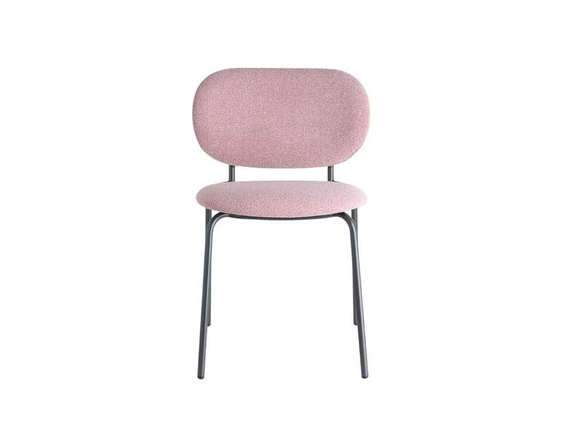 Upholstered Dining Chair with Steel Frame | Si-Si Bold 2517 by S•CAB