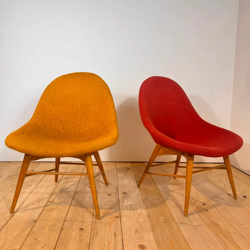 Coppia di poltroncine vintage, Danimarca 1960