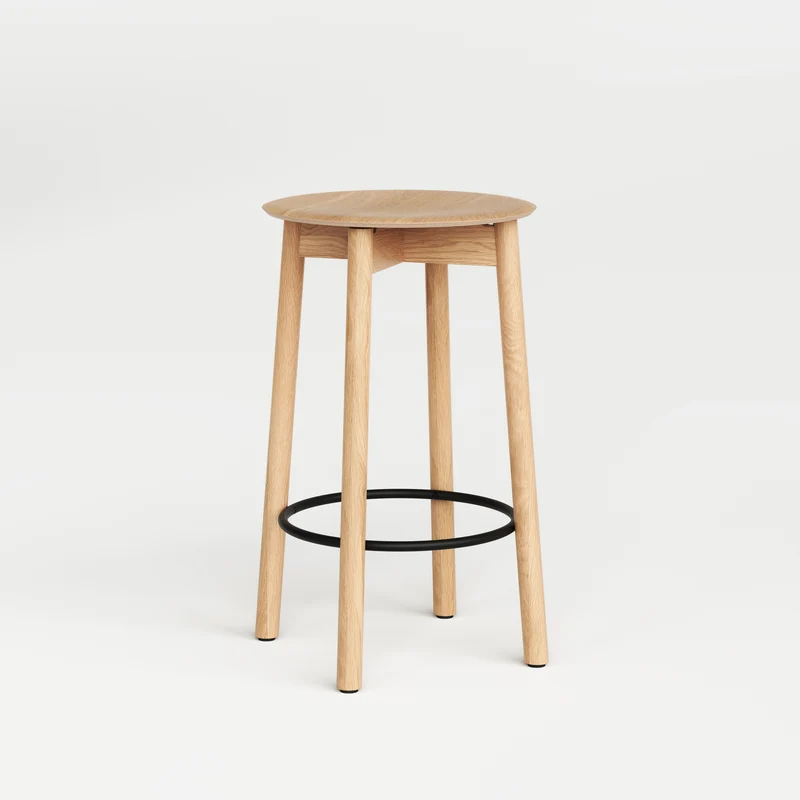 Tabouret de bar SSD full wood - bois éco-certifié