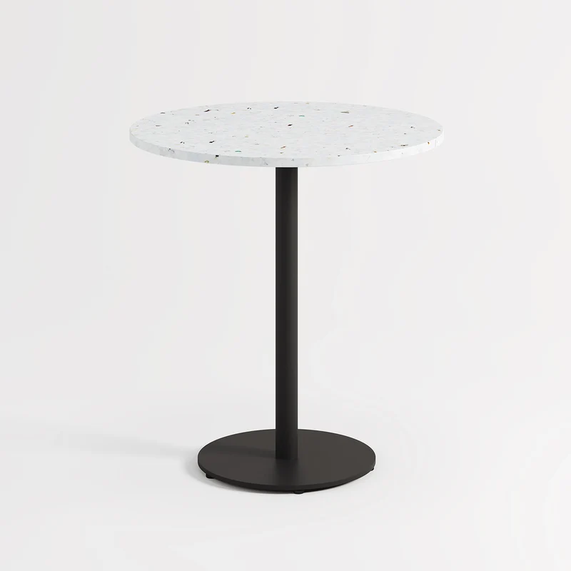 Table bistrot MOKA - plastique recyclé Venezia