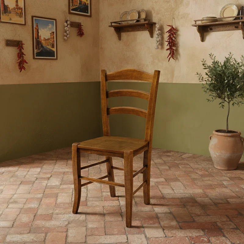 Sedia con Seduta in Legno – Borgo Antico
