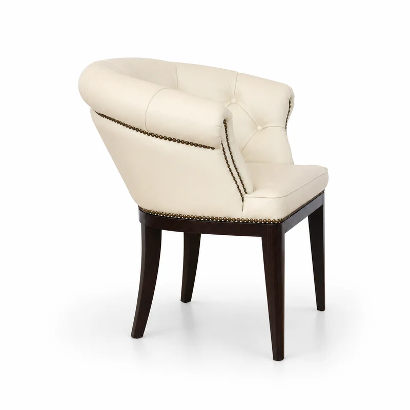 Sedia Chesterfield Diana Pelle Primo Fiore Premium – Eleganza Classica e Comfort Artigianale