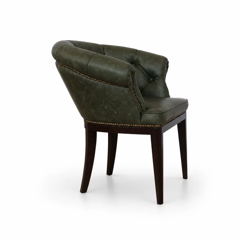 Sedia Chesterfield Diana Pelle Primo Fiore Premium – Eleganza Classica e Comfort Artigianale