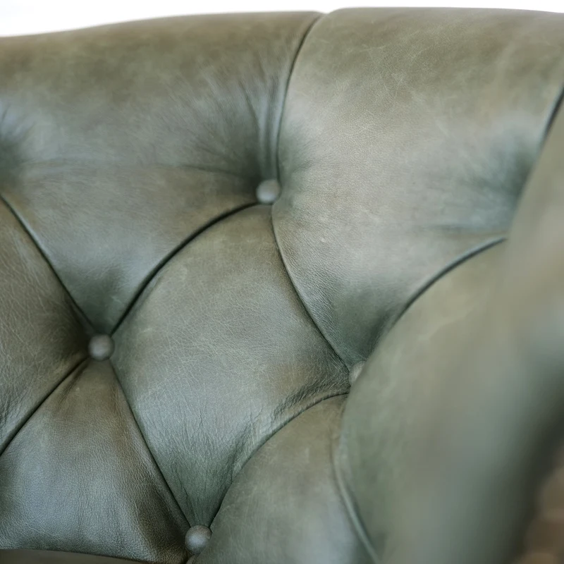 Sedia Chesterfield Diana Pelle Primo Fiore Premium – Eleganza Classica e Comfort Artigianale