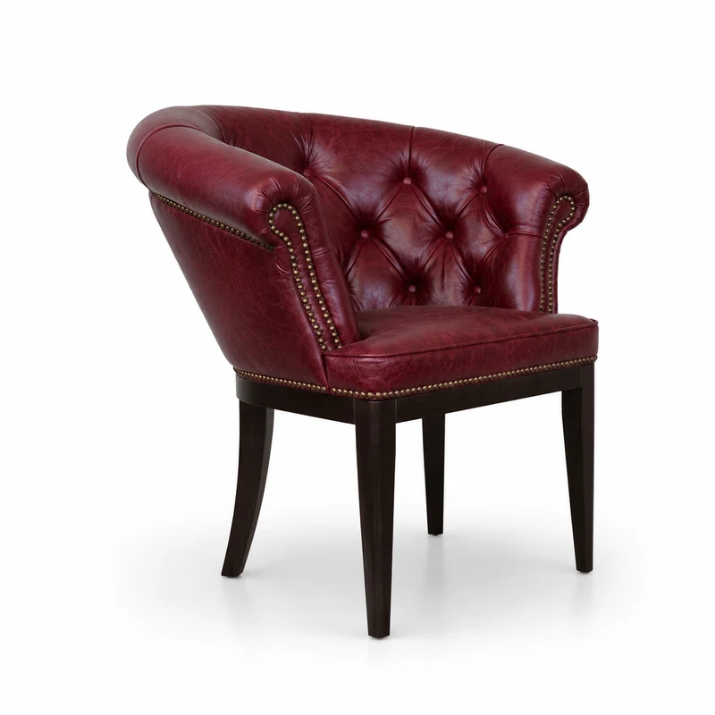 Sedia Chesterfield Diana Pelle Primo Fiore Premium – Eleganza Classica e Comfort Artigianale