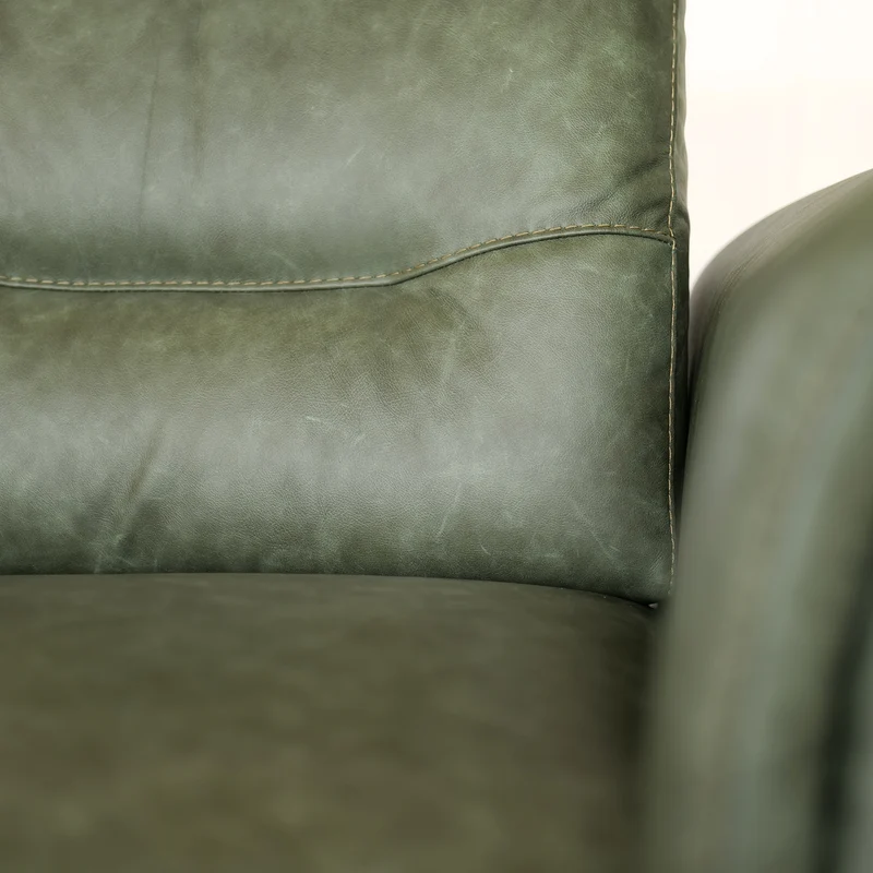 Poltrona Costanza Pelle Fiore Premium - Relax Elettrico 2 Motori - Girevole