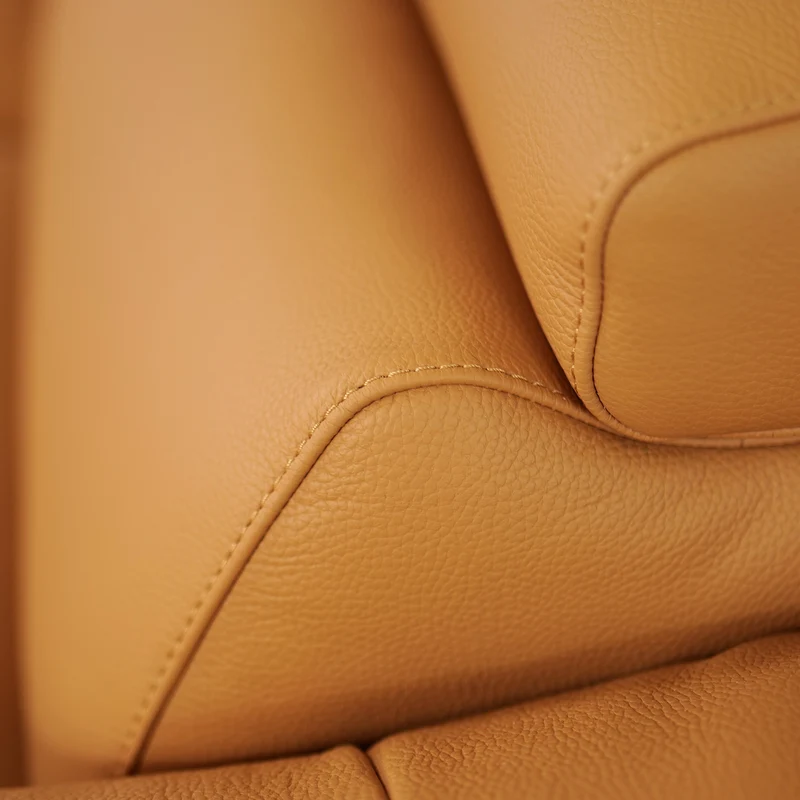 Divano Angolare Flow Relax in Pelle Primo Fiore – Recliner Motorizzato e Chaise Longue , Design Moderno