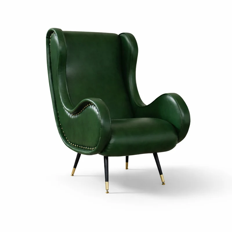 Poltrona Madame Pelle Primo Fiore Premium - Design Iconico