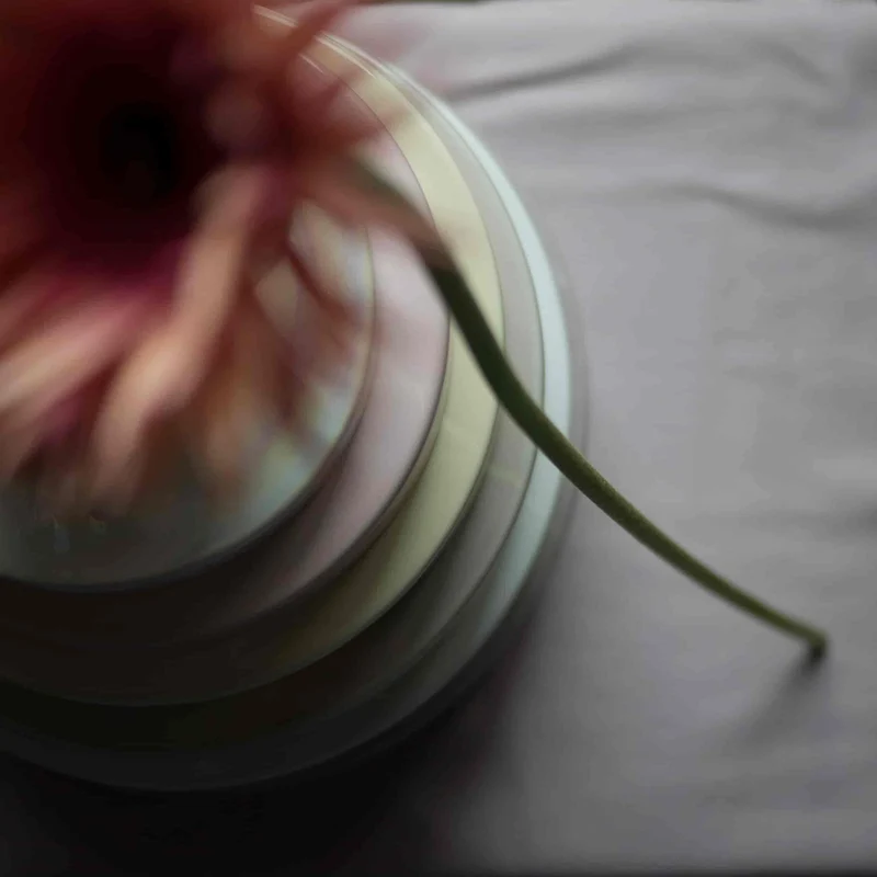 Ceramic Concentric Platters LA CERCHIA - CIRCONVALLAZIONE Set of Six by Germana Scapellato for Wtfb
