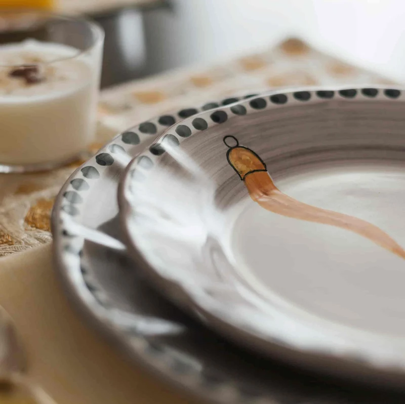 Ceramic Soup Plate VIETRI - FORTUNA by Germana Scapellato for Wtfb