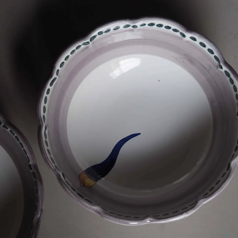 Ceramic Salad Bowl VIETRI - FORTUNA by Germana Scapellato for Wtfb