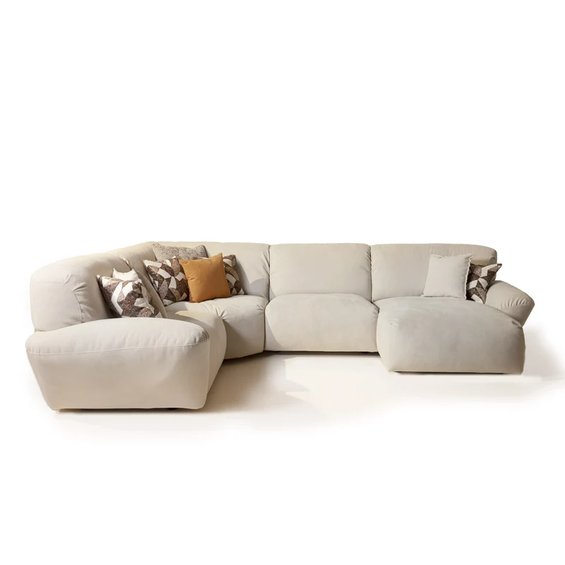 Beluga angolare con chaise longue