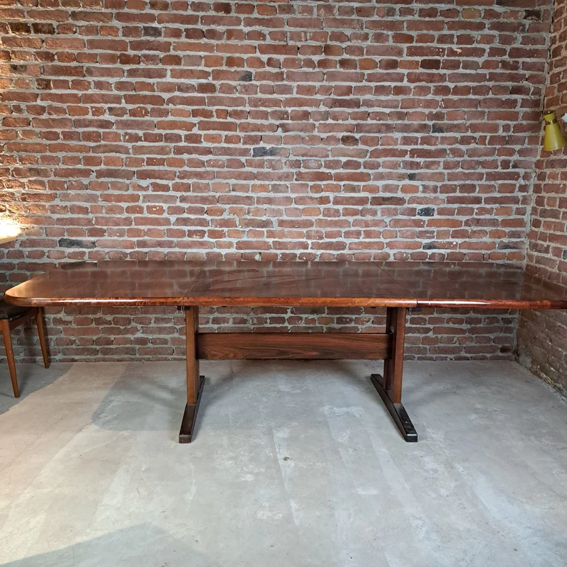 Tavolo da Pranzo Allungabile in Palissandro – Danimarca (Anni '60)