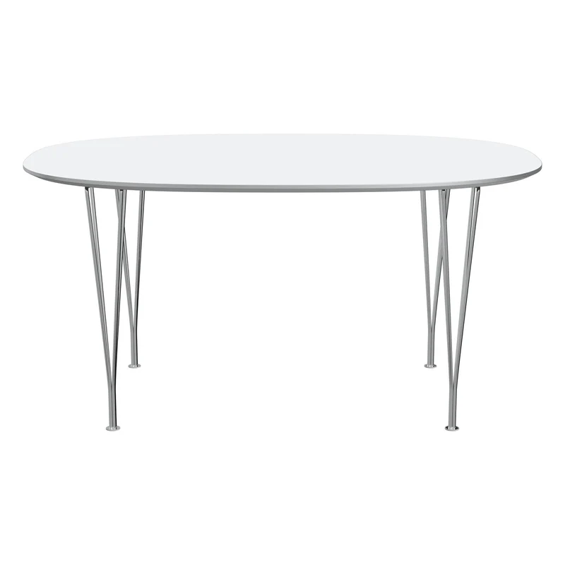 Tavolo da pranzo Superellittico di Piet Hein e Bruno Mathsson per Fritz Hansen, 1975