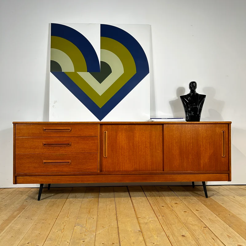 Sideboard in teak danese, anni ’60