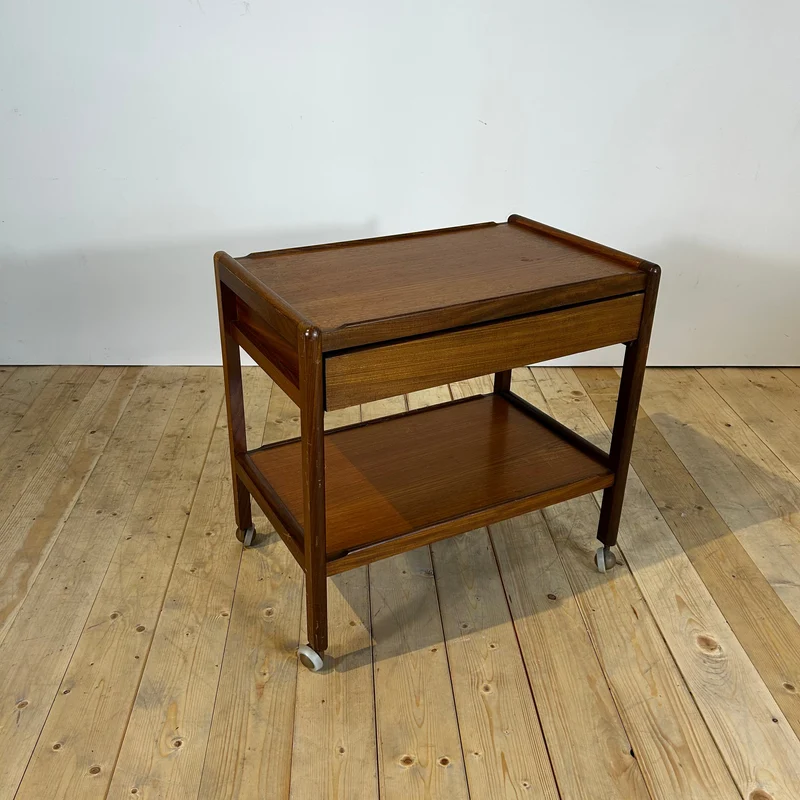 Bar Trolley in teak danese, anni ’60