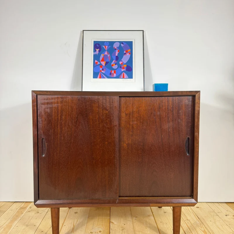 Piccola Sideboard in Palissandro con Ante Scorrevoli – Mid-Century Modern