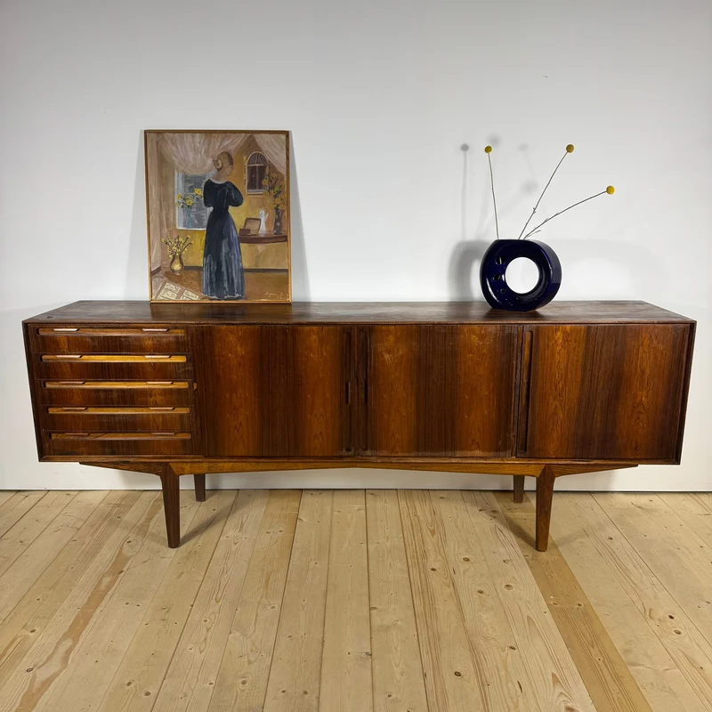 Sideboard Danese in Palissandro – Knud Nielsen per Løsning Møbelfabrik - Manifattura Mid-Century Modern, 1960