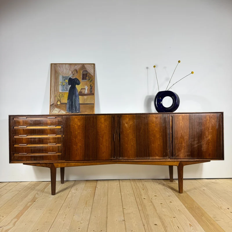 Sideboard Danese in Palissandro – Knud Nielsen per Løsning Møbelfabrik - Manifattura Mid-Century Modern, 1960