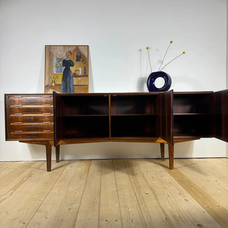 Sideboard Danese in Palissandro – Knud Nielsen per Løsning Møbelfabrik - Manifattura Mid-Century Modern, 1960