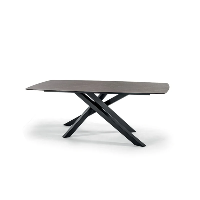 Milo Extendable Outdoor Dining Table – Italian Ceramic & Aluminium Design