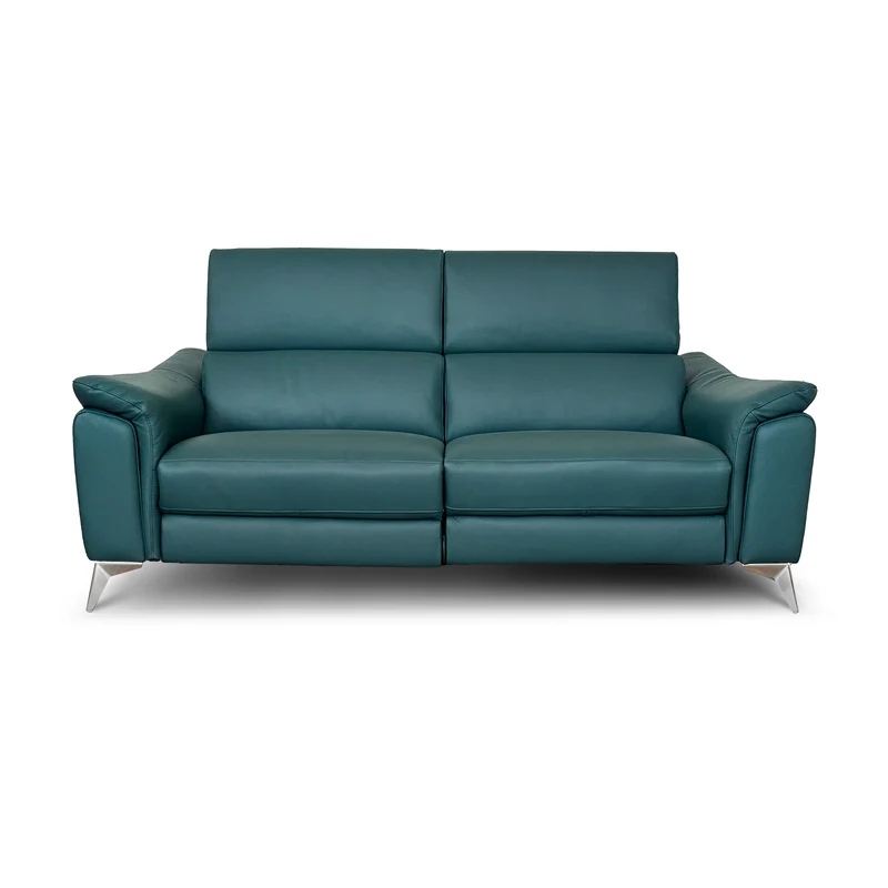 Divano Flow Relax Reclinabile in Pelle Primo Fiore – 2 posti Doppia Motorizzazione, Design Moderno