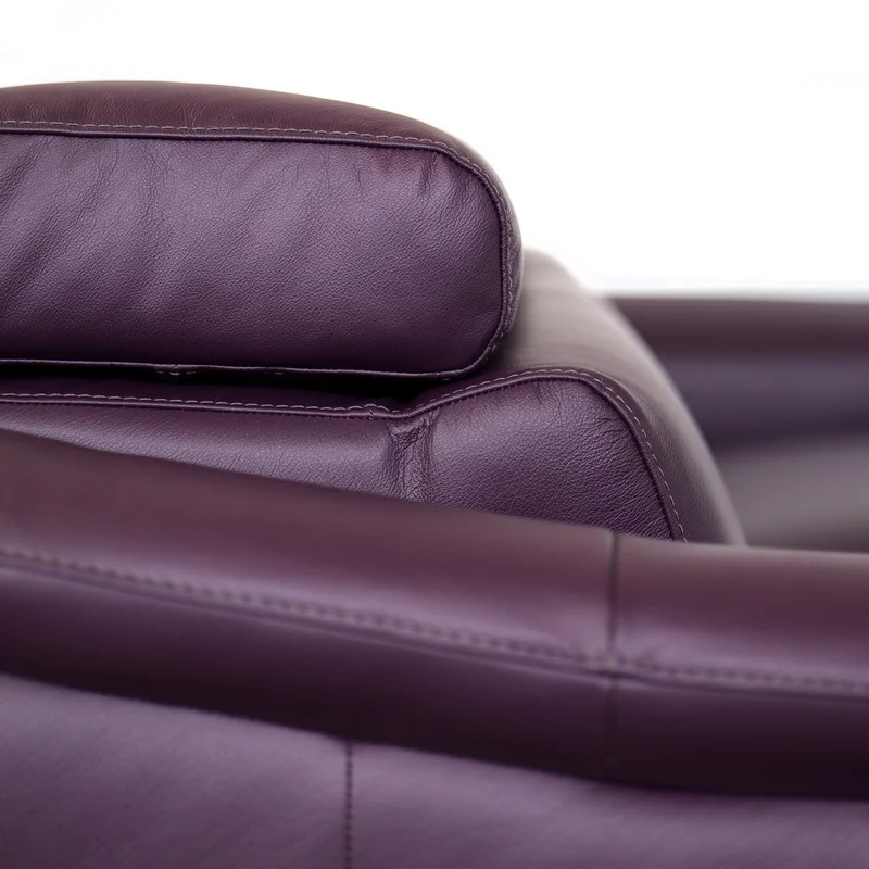 Divano Flow Relax Reclinabile in Pelle Primo Fiore – 2 posti Doppia Motorizzazione, Design Moderno