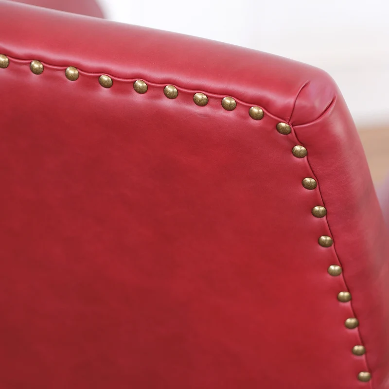 Poltrona Vico Pelle Primo Fiore Premium - Iconica, Finiture di Pregio