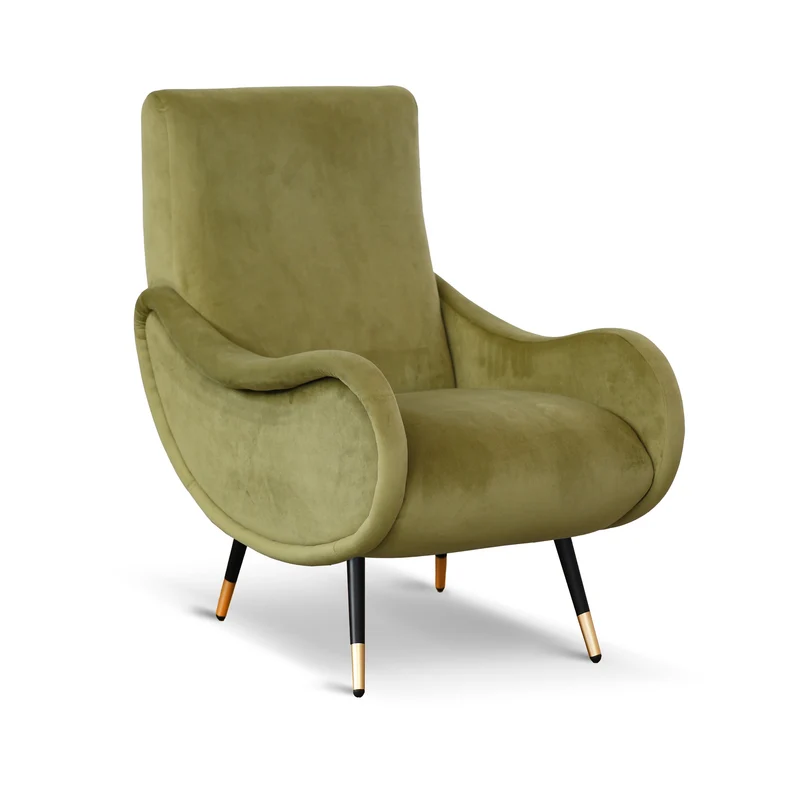 Poltrona Miss in Velluto Colorato Premium - Design Iconico Anni 50
